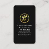 Creative Electrical Lightbulb Beam Visitenkarte (Rückseite)