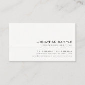 Creative Elegante Colors Trendy Sleek Beruflich Visitenkarte (Vorderseite)