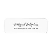 Creative Elegante Modernes Pariser Weiß Minimalist (Vorne)