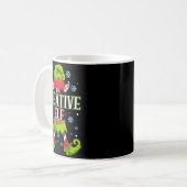 Creative Elf Matching Family Group Christmas Party Kaffeetasse (Vorderseite Links)
