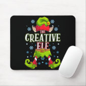 Creative Elf Matching Family Group Christmas Party Mousepad (Mit Mouse)