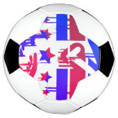 Creative Emblem der Ermächtigung und Vertretung Fußball (Gedreht)