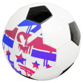 Creative Emblem der Ermächtigung und Vertretung Fußball (Dreiviertel)