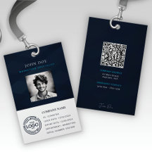 Creative Employee Foto ID Company Security Abzeich