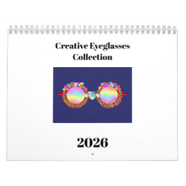 Creative Eyeglasses Collection Fun Calendar Kalender