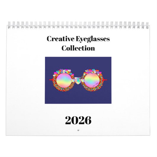 Creative Eyeglasses Collection Fun Calendar Kalender (Titelbild)