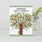 Creative Family Wiedersehen Einladung (Stehend Vorderseite)