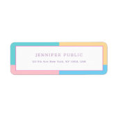 Creative farbenfrohe, moderne Design-Chic-Vorlage (Vorne)