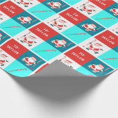 Creative Field Hockey Holiday Geschenk Geschenkpapier (Ecke)