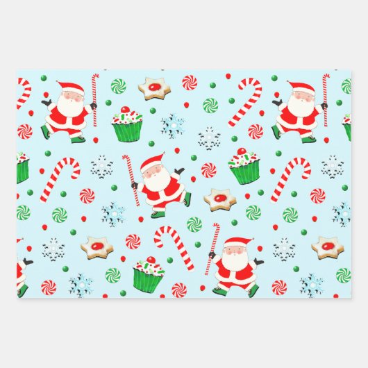 Creative Field Hockey Holiday Geschenk Geschenkpapier Set (Vorderseite)