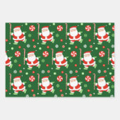 Creative Field Hockey Weihnachtsgeschenk Wrapping  Geschenkpapier Set (Vorderseite)