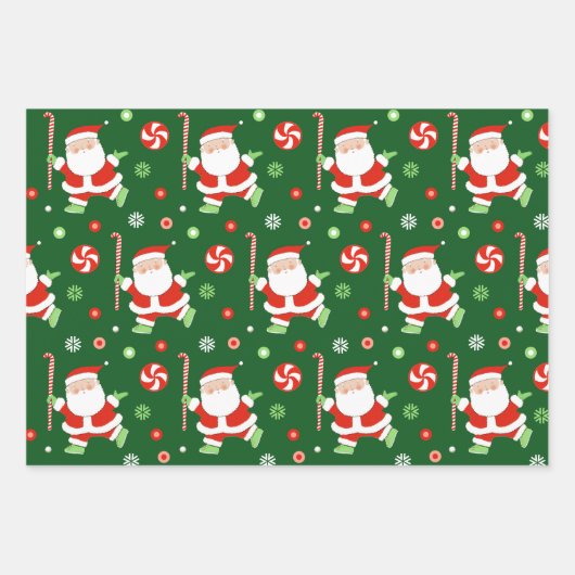 Creative Field Hockey Weihnachtsgeschenk Wrapping Geschenkpapier Set (Vorderseite)