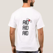 Creative First Aid mit Bandage Design T-Shirt (Rückseite)