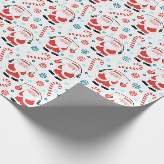 Creative Fishing Weihnachtsfeiertag Geschenkpapier (Ecke)