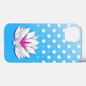 Creative florale Zusammensetzung Polka Dot Hinterg Case-Mate iPhone Hülle (Rückseite (Horizontal))