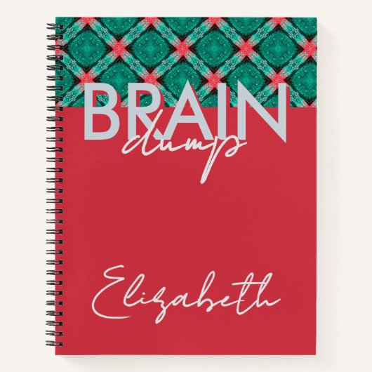 Creative Flow Brain Dump Mindset Organizer Coral Notizblock (Vorderseite)