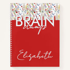 Creative Flow Brain Dump Mindset Organizer Floral Notizblock