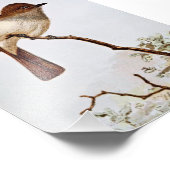 Creative Flycatcher Vintag Art Fotodruck (Ecke)