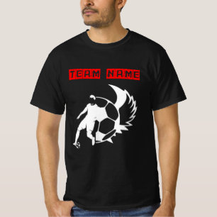 Creative Football Art Soccer Team T-Shirt