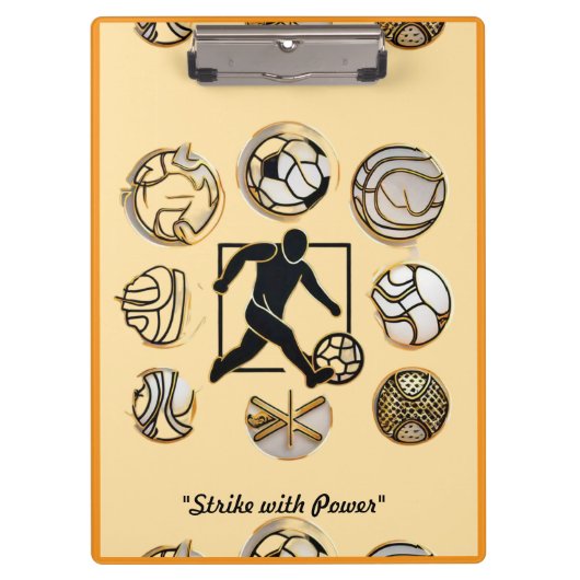 "Creative Football Ideas" Klemmbrett (Vorderseite)