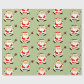 Creative Football Weihnachtsgeschenke Wrapping Pap Geschenkpapier (Flach)