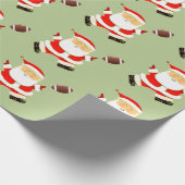 Creative Football Weihnachtsgeschenke Wrapping Pap Geschenkpapier (Ecke)