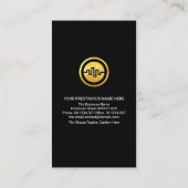 Creative Forex Stock Graph Finanzberater Visitenkarte (Rückseite)