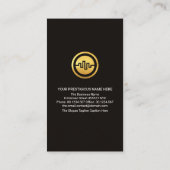 Creative Forex Stock Graph Finanzmarkt Visitenkarte (Rückseite)