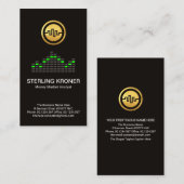 Creative Forex Stock Graph Finanzmarkt Visitenkarte (Vorne/Hinten)