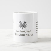 Creative Freud Caricature Rorschach Theme Quote fo Jumbo-Tasse (Vorderseite)