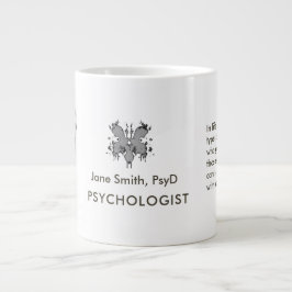 Creative Freud Caricature Rorschach Theme Quote fo Jumbo-Tasse