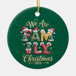 Creative & Fun Family Christmas Keramik Ornament