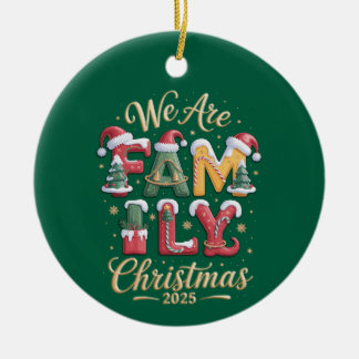 Creative & Fun Family Christmas Keramik Ornament