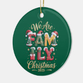 Creative & Fun Family Christmas Keramik Ornament (Links)