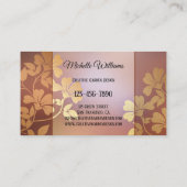 Creative Garden Design Landschaftsgestaltung Visit Visitenkarte (Rückseite)