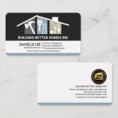 Creative Gebäude Beruflich Builder Visitenkarte (Vorne/Hinten)