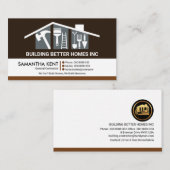 Creative Gebäude Dachdecker Beruflicher Unternehme Visitenkarte (Vorne/Hinten)