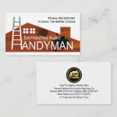 Creative Gebäude Rooftop Paint Spritzer Visitenkarte (Vorne/Hinten)