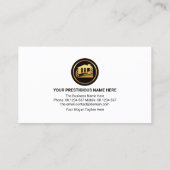 Creative Gebäude Rooftop Realty Visitenkarte (Rückseite)