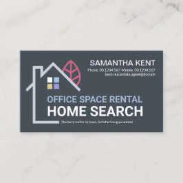 Creative Gebäude Zuhause Landscape Realtor Visitenkarte