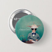 Creative Genius Designs Button (Vorne & Hinten)