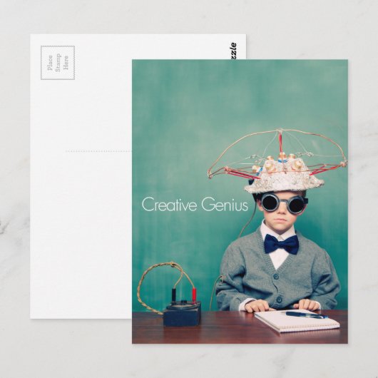 Creative Genius Designs Postkarte (Vorne/Hinten)