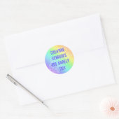 Creative Geniuses sind selten Tidy Rainbow Sticker (Umschlag)