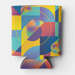 Creative Geometric: Abstrakte Vintage Abdeckung. Dosenkühler