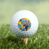 Creative Geometric: Abstrakte Vintage Abdeckung. Golfball (Insitu T-Shirt)