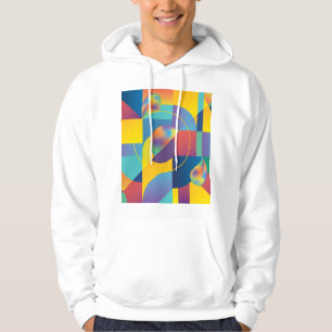 Creative Geometric: Abstrakte Vintage Abdeckung. Hoodie
