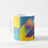 Creative Geometric: Abstrakte Vintage Abdeckung. Kaffeetasse (Vorderseite Links)