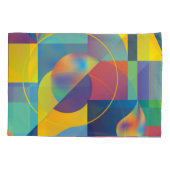 Creative Geometric: Abstrakte Vintage Abdeckung. Kissenbezug (Rückseite)