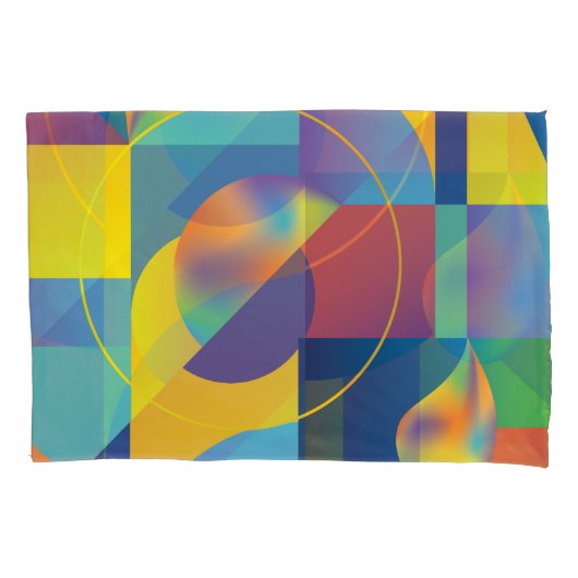 Creative Geometric: Abstrakte Vintage Abdeckung. Kissenbezug (Vorderseite)