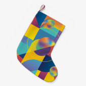 Creative Geometric: Abstrakte Vintage Abdeckung. Kleiner Weihnachtsstrumpf (Vorderansicht (hängend))